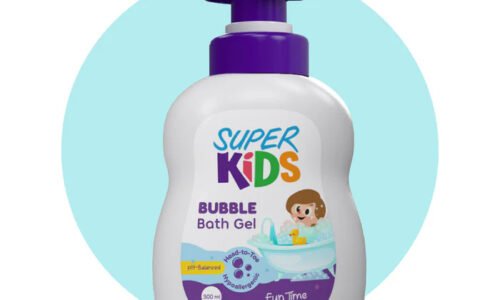 SUPER KIDS BATH GEL 300ML BUBBLE