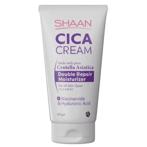 SHAAN CICA CREAM DOUBLE REPAIR MOISTURIZER 60GM