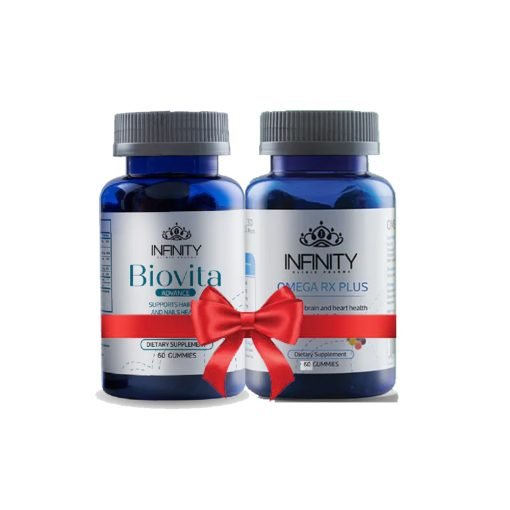 BIOVITA 60PIECES+OMEGA RX PLUS 60 GUMMIES OFF