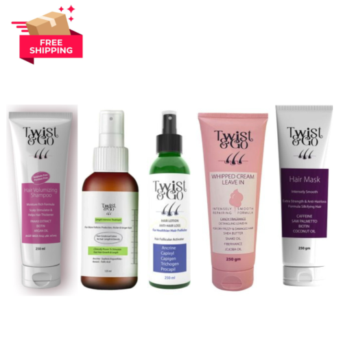 TWIST AND GO HAIR VOLUMIZING FULL ROUTINE * 2 ( FREE SHIPPING )
