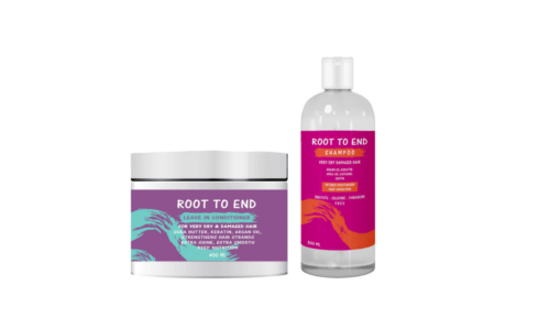 ROOT TO END SHAMPOO AND LEAVE IN CONDITIONER ( FREE DELIVERY )