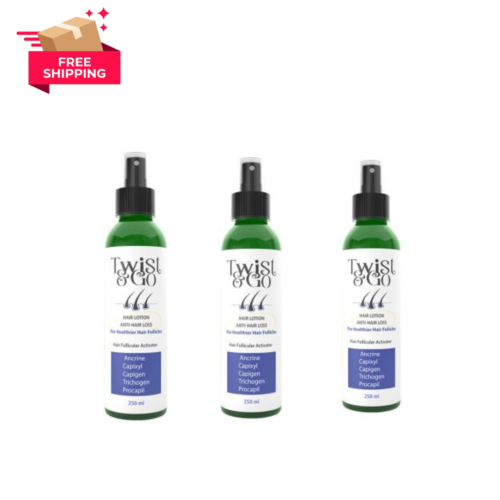 TRIO SET HAIR LOSS TREATMENT 250 ML EACH ( FREE SHIPPING )