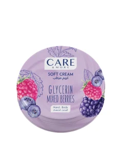CARE AND MORE SOFT CREAM GLYCERIN – MIXED BERRIES – 75 ML