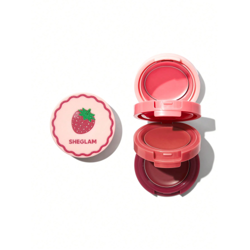 Sheglam Strawberry Whirl Cheek & Lip Cream Stack