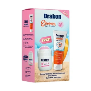 Drakon Promo pack Sunscreen Gel-Cream + Whitening Roll-On Pink Bubble