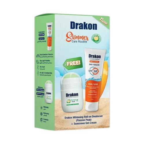 Drakon Promo pack Sunscreen Gel-Cream + Whitening Roll-On Passion Peak