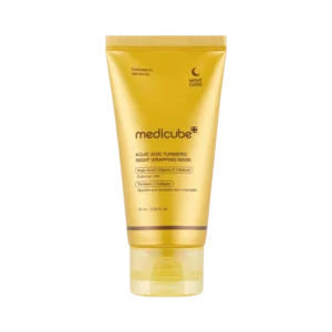 MEDICUBE KOJIC ACID TURMERIC NIGHT WRAPPING MASK 75ML