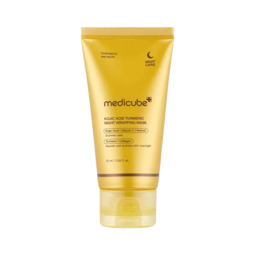 MEDICUBE KOJIC ACID TURMERIC NIGHT WRAPPING MASK 75ML
