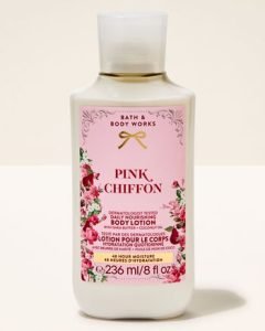 pink chiffon body lotion
